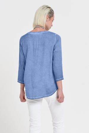 Daytona T-shirt - Women's Short Sleeve Satin T-Shirt - Bay
