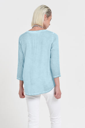 Daytona T-shirt - Women's Short Sleeve Satin T-Shirt - Bora Bora