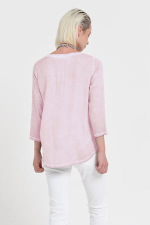 Daytona T-shirt - Women's Short Sleeve Satin T-Shirt - Rose