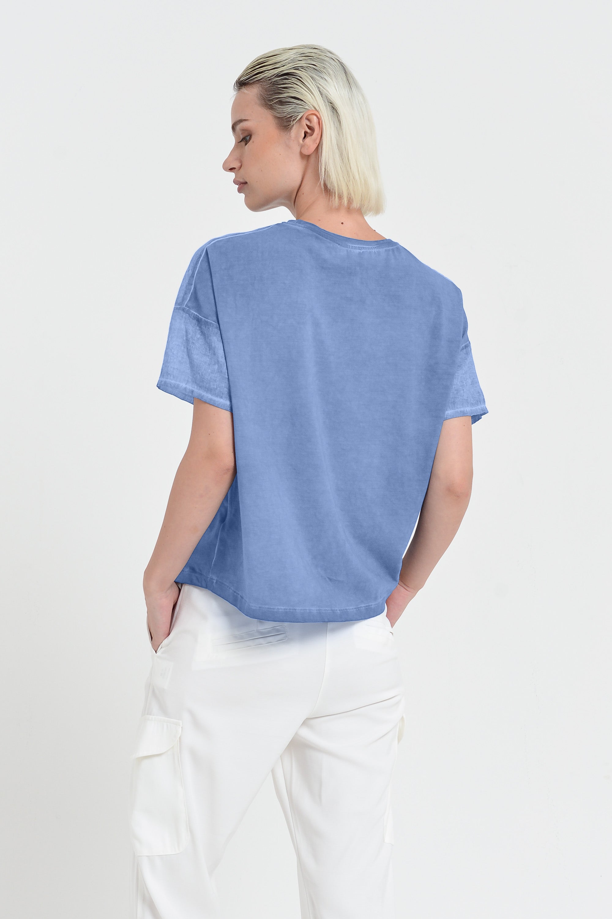 Sunset T-Shirt - Women's Crewneck Cotton T-Shirt - Bay