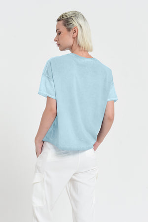 Sunset T-Shirt - Women's Crewneck Cotton T-Shirt - Margarita