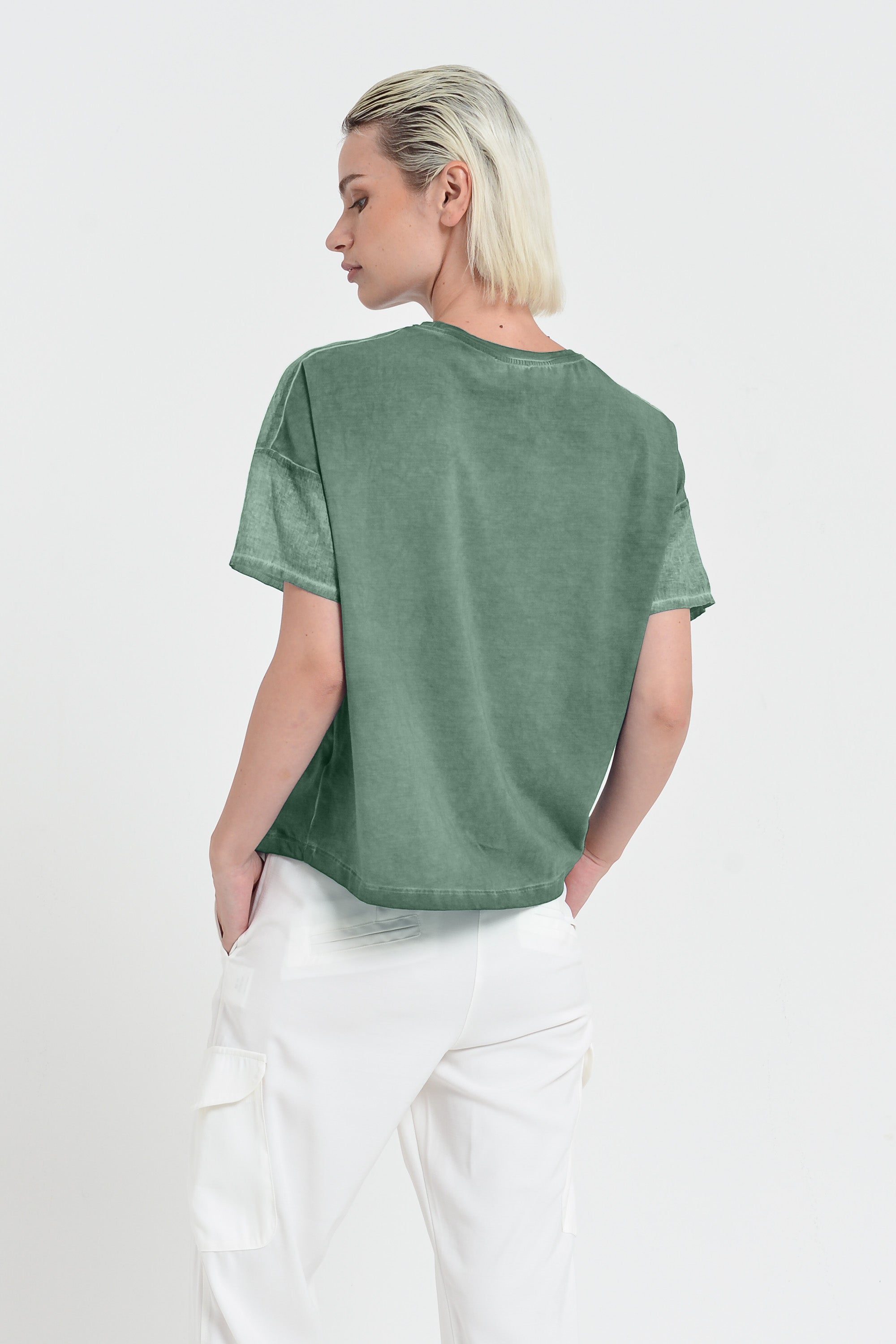 Sunset T-Shirt - Women's Crewneck Cotton T-Shirt - Juniper