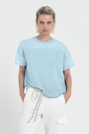 Sunset T-Shirt - Women's Crewneck Cotton T-Shirt - Margarita