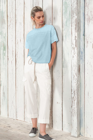 Sunset T-Shirt - Women's Crewneck Cotton T-Shirt - Margarita