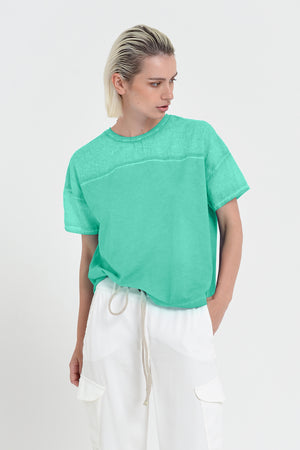 Sunset T-Shirt - Women's Crewneck Cotton T-Shirt - Jungle