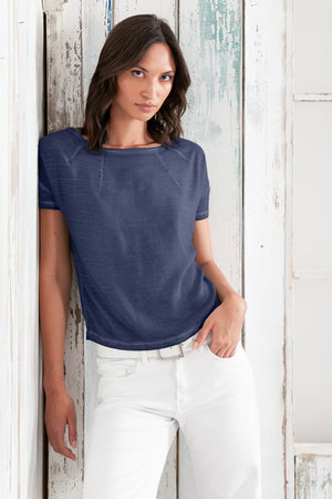 Cyprus T-Shirt - Women's Viscose T-Shirt - Navy