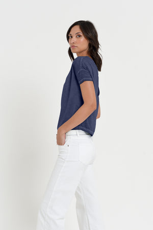 Cyprus T-Shirt - Women's Viscose T-Shirt - Navy