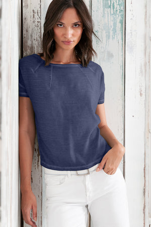 Cyprus T-Shirt - Women's Viscose T-Shirt - Navy