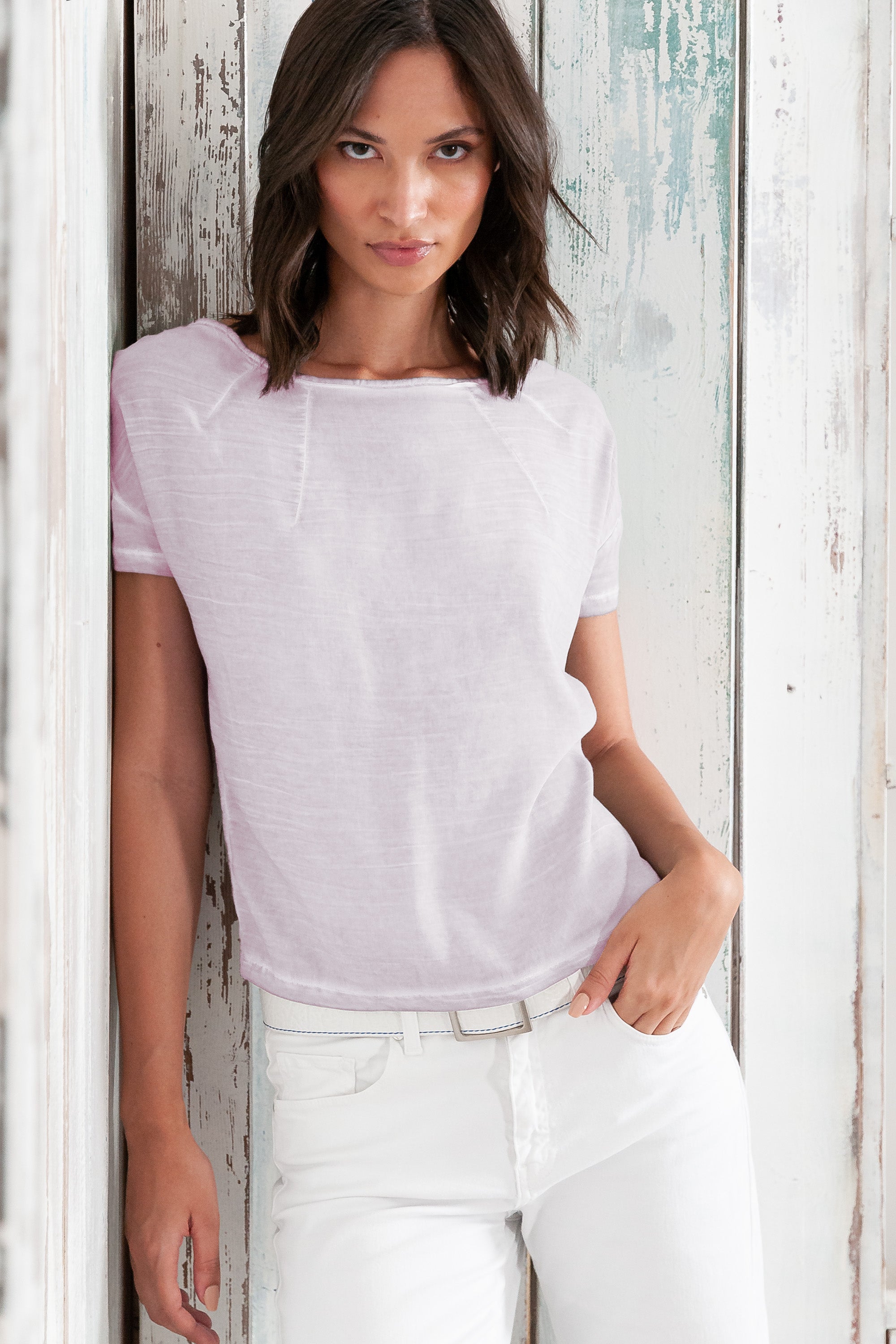 Cyprus T-Shirt - Women's Viscose T-Shirt - Rose