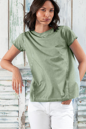 Flashback T-Shirt - Women's Stretchy Cotton T-Shirt - Palm