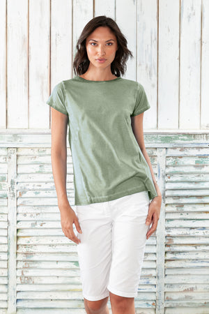 Flashback T-Shirt - Women's Stretchy Cotton T-Shirt - Palm