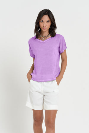 Vado T-Shirt - Women's Crewneck T-Shirt - Morado