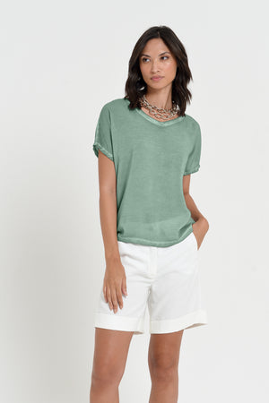 Vado T-Shirt - Women's Crewneck T-Shirt - Juniper