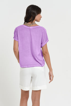 Vado T-Shirt - Women's Crewneck T-Shirt - Morado