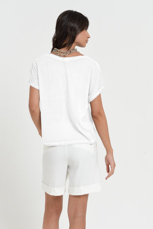 Vado T-Shirt - Women's Crewneck T-Shirt - White