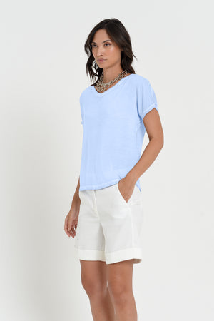 Vado T-Shirt - Women's Crewneck T-Shirt - Cielo