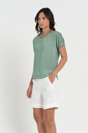 Vado T-Shirt - Women's Crewneck T-Shirt - Juniper