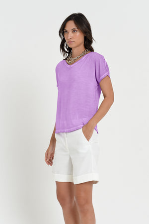 Vado T-Shirt - Women's Crewneck T-Shirt - Morado