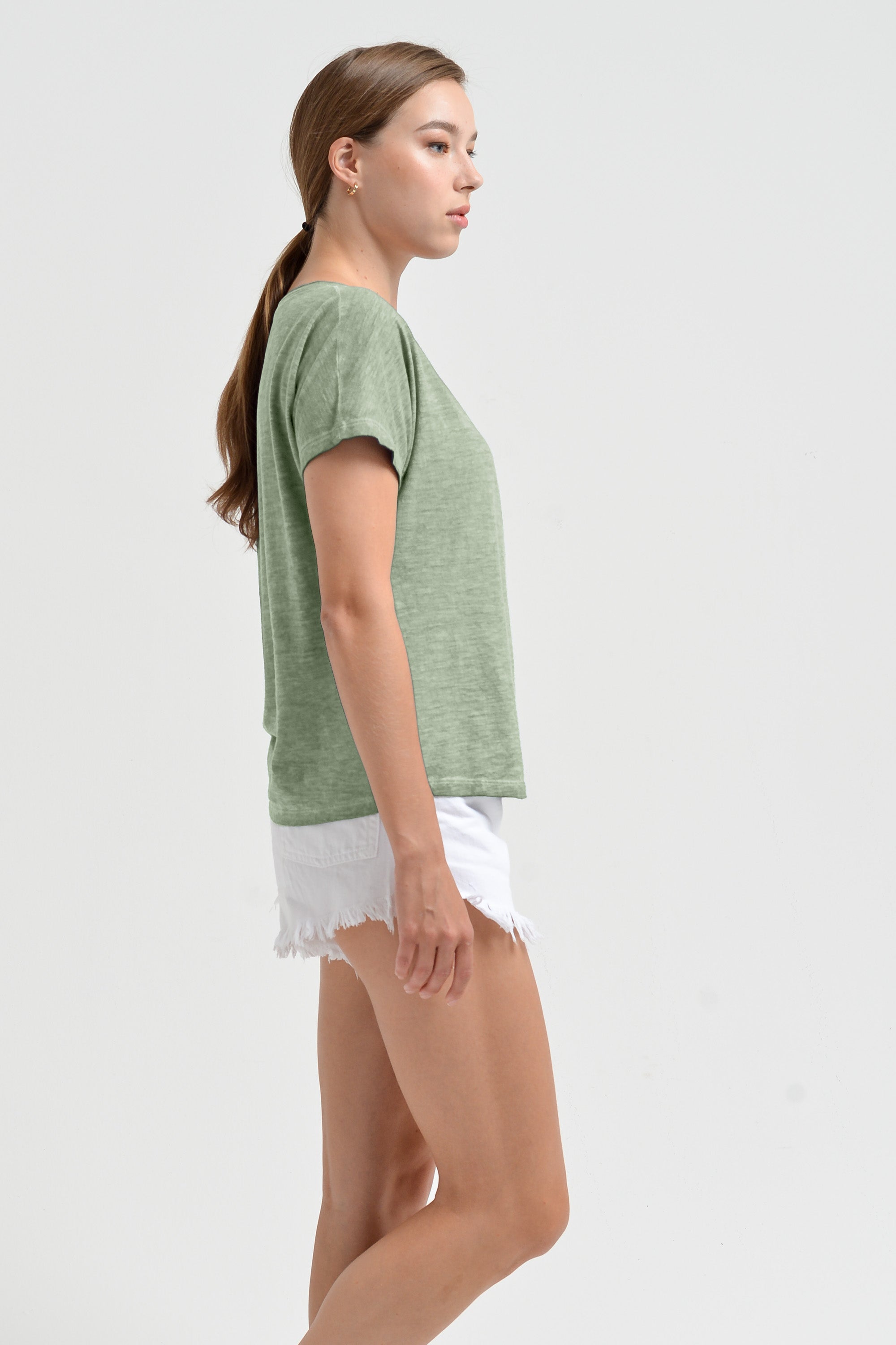 Olbia T-Shirt - Women's Crewneck T-Shirt - Palm