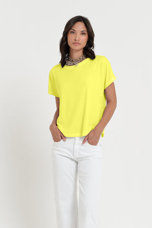 Vico T-Shirt - Women's Cotton T-Shirt - Lime