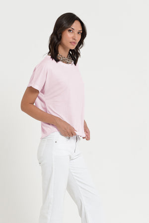 Vico T-Shirt - Women's Cotton T-Shirt - Rose
