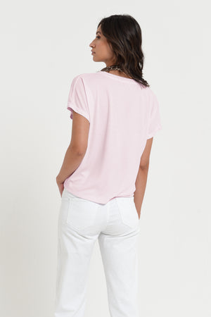 Vico T-Shirt - Women's Cotton T-Shirt - Rose