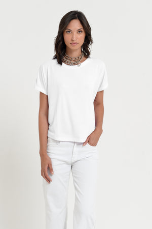 Vico T-Shirt - Women's Cotton T-Shirt - White