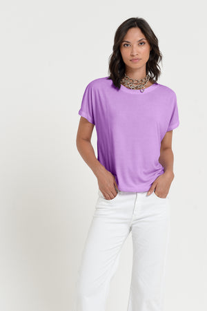Vico T-Shirt - Women's Cotton T-Shirt - Morado