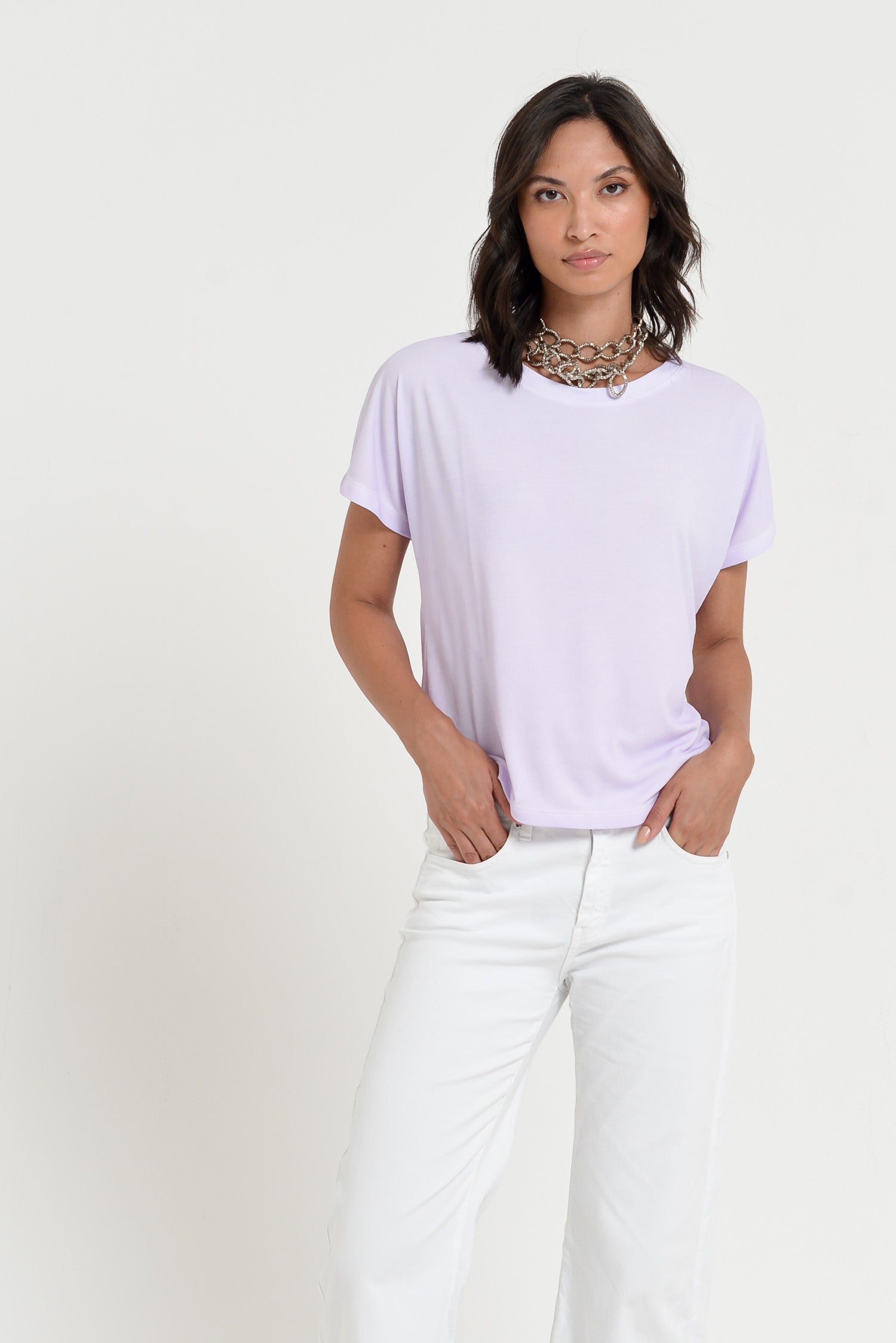 Vico T-Shirt - Women's Cotton T-Shirt - Lilac