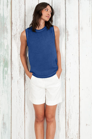 Moon Tank - Women's Sleeveless Tank - Pacific
