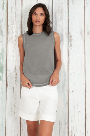 Moon Tank - Women's Sleeveless Tank - Dolphin