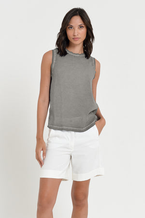 Moon Tank - Women's Sleeveless Tank - Dolphin