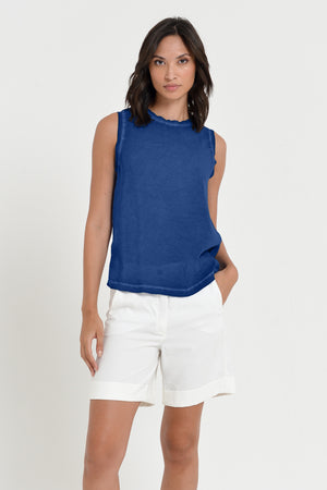 Moon Tank - Women's Sleeveless Tank - Pacific