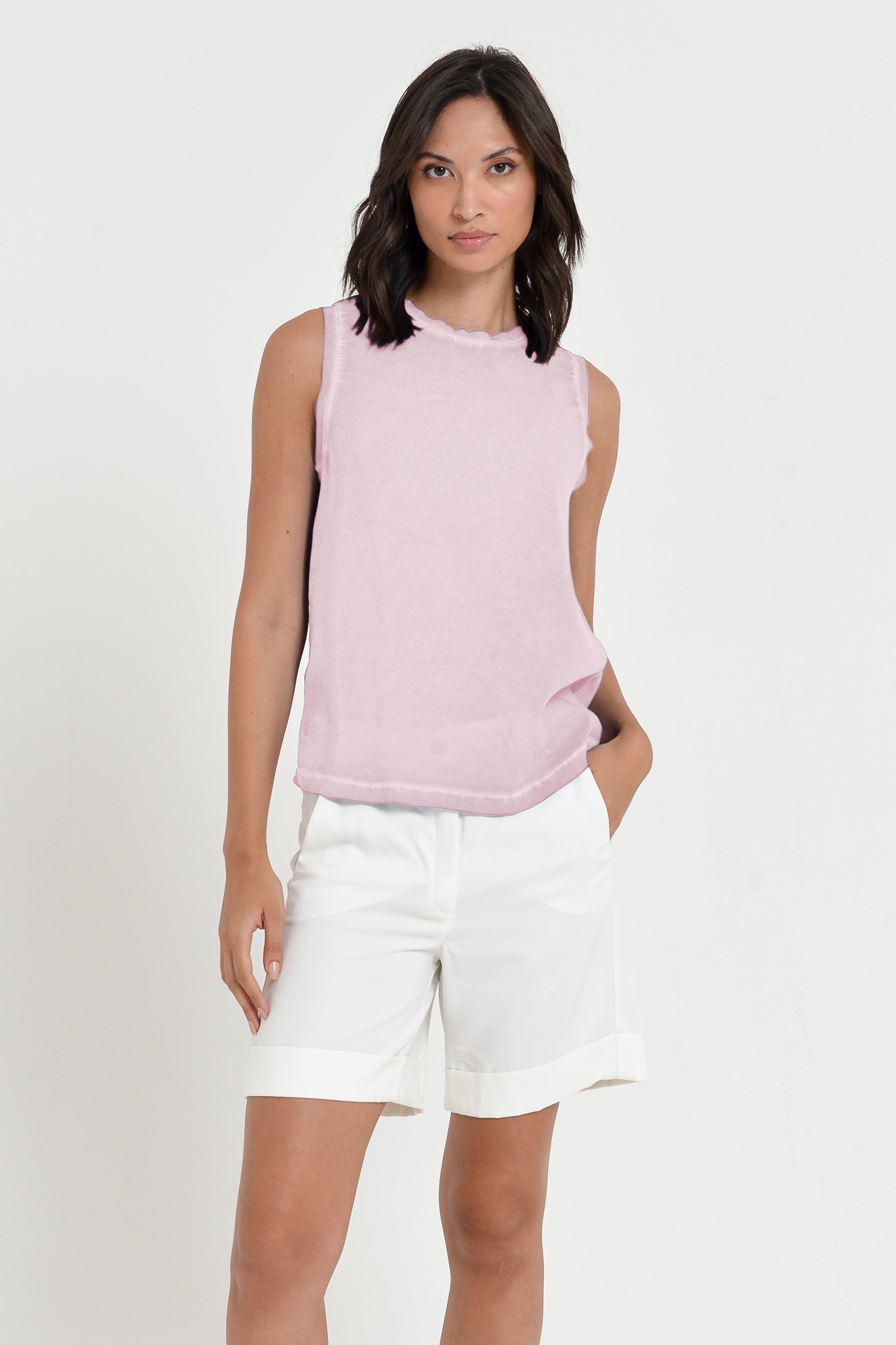 Moon Tank - Women's Sleeveless Tank - Rose