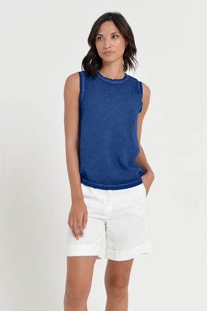 Moon Tank - Women's Sleeveless Tank - Pacific