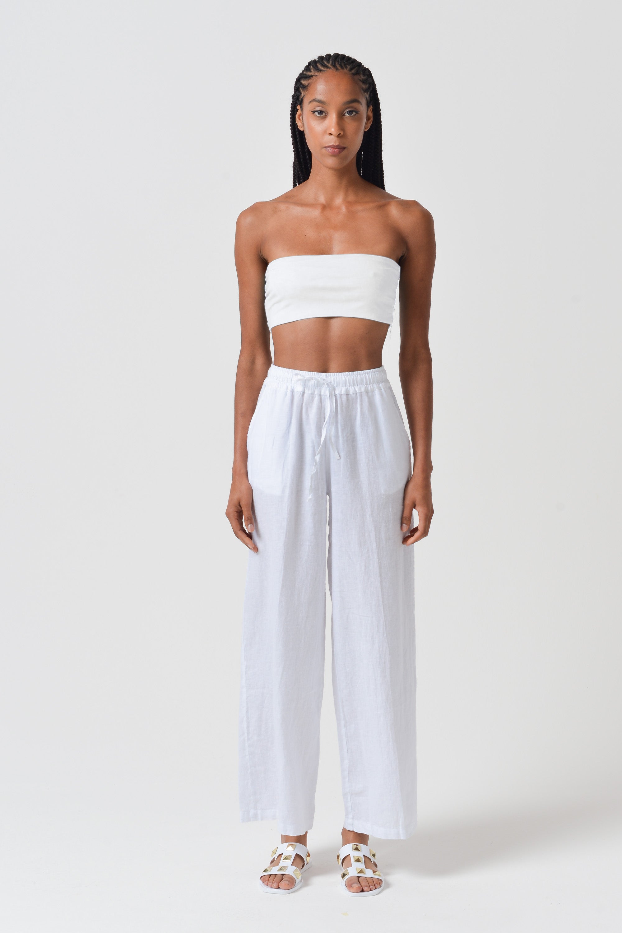 Essential Viscose Bandeau - White