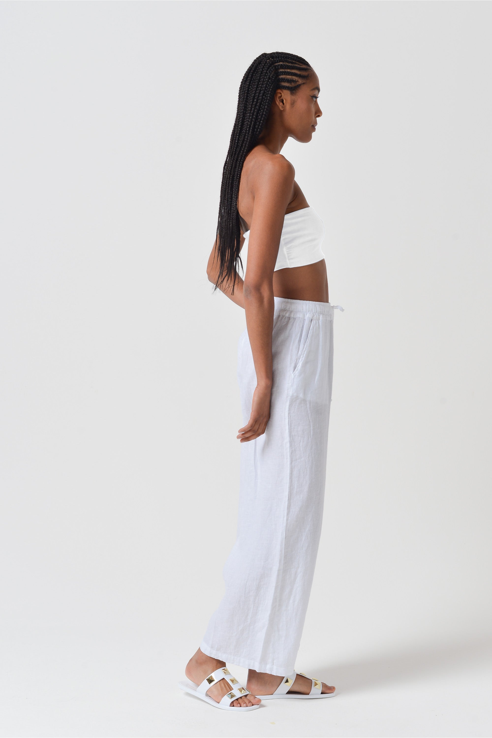 Essential Viscose Bandeau - White