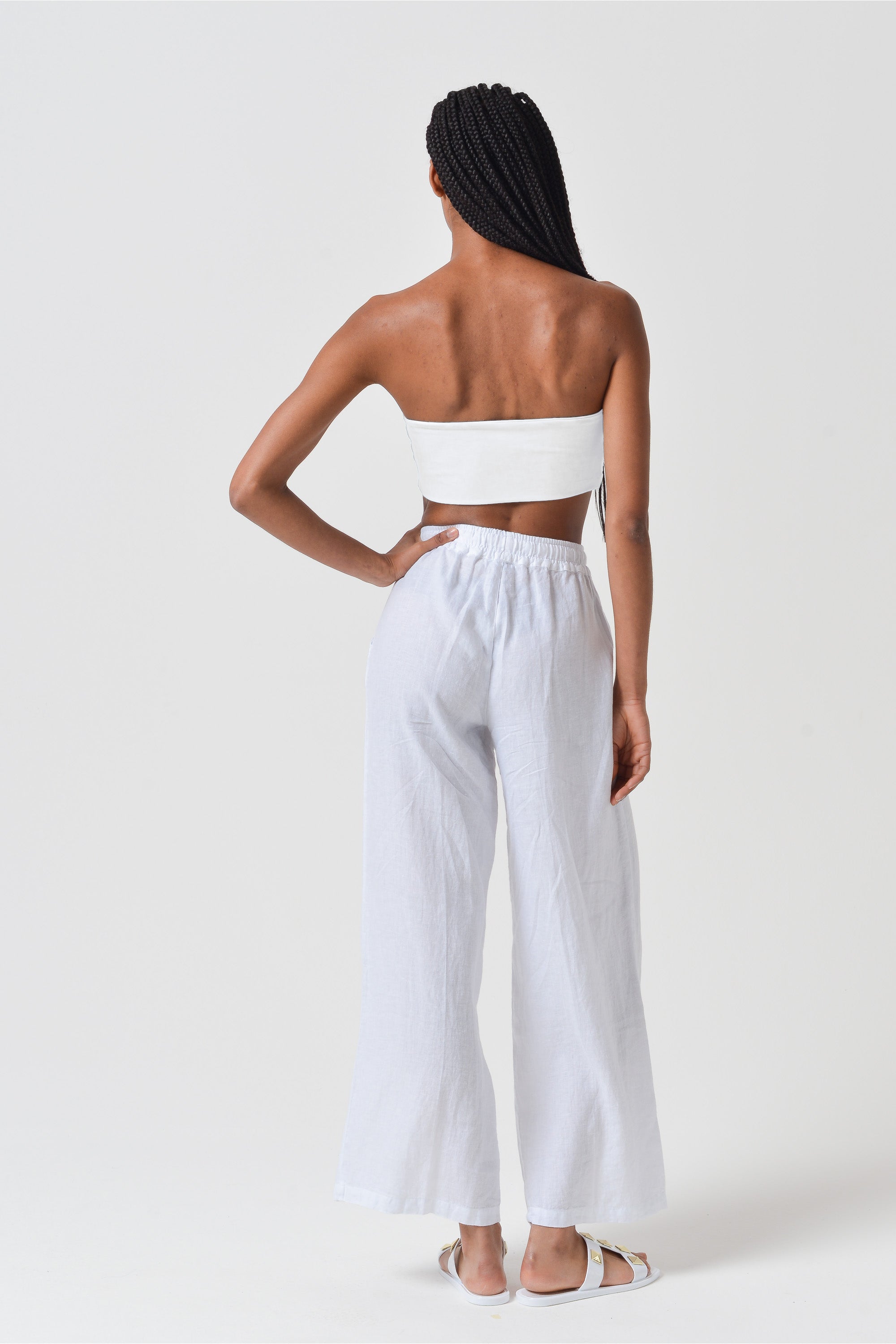 Essential Viscose Bandeau - White