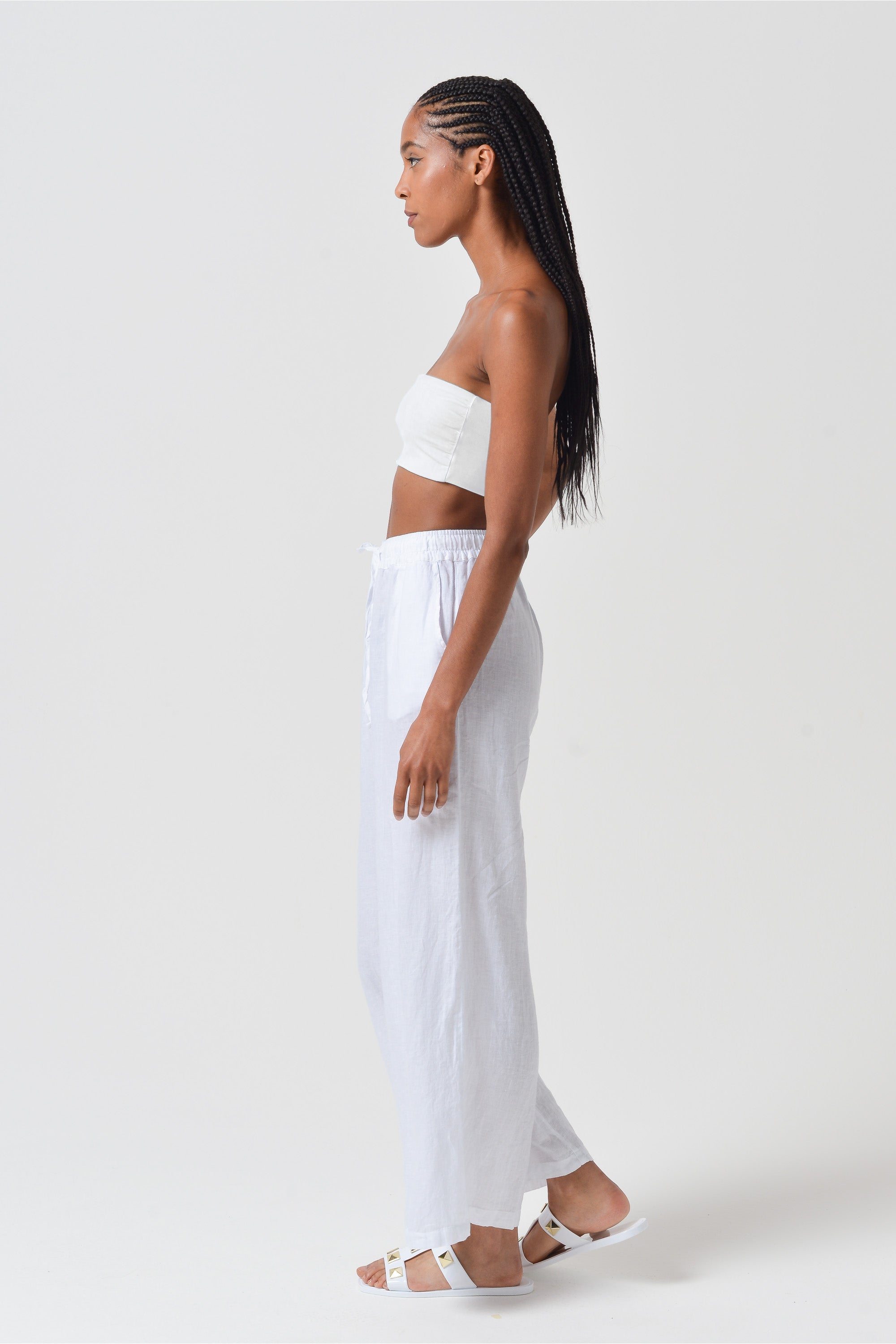 Essential Viscose Bandeau - White