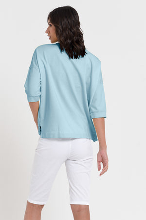 Coyote Sweatshirt - Women's Short Sleeve Sweatshirt - Bora Bora