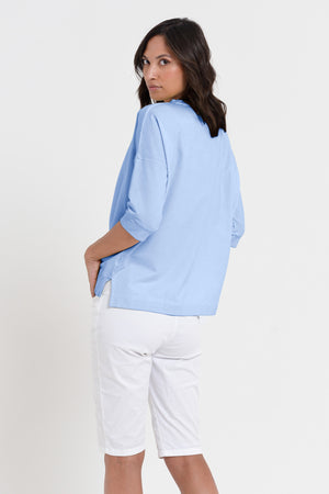 Coyote Sweatshirt - Women's Short Sleeve Sweatshirt - Cielo