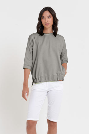 Coyote Sweatshirt - Women's Short Sleeve Sweatshirt - Dolphin
