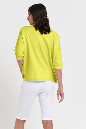 Coyote Sweatshirt - Women's Short Sleeve Sweatshirt - Lime