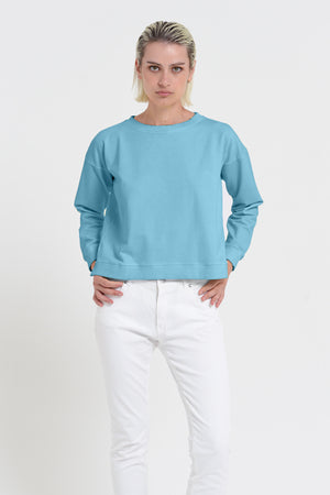 Roxie Sweatshirt - Women's Cropped Cotton Sweatshirt - Viking