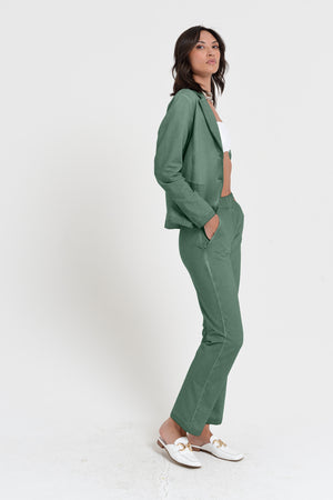Sole Pants - Women's Stretchy Cotton Pant - Juniper