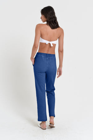 Sole Pants - Women's Stretchy Cotton Pant - Pacific