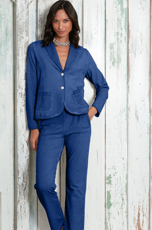 Sole Pants - Women's Stretchy Cotton Pant - Pacific