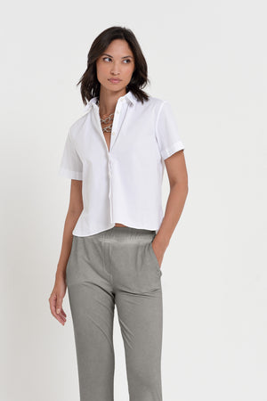 Luna Pants - Women's Viscose Jersey Pant - Dolphin