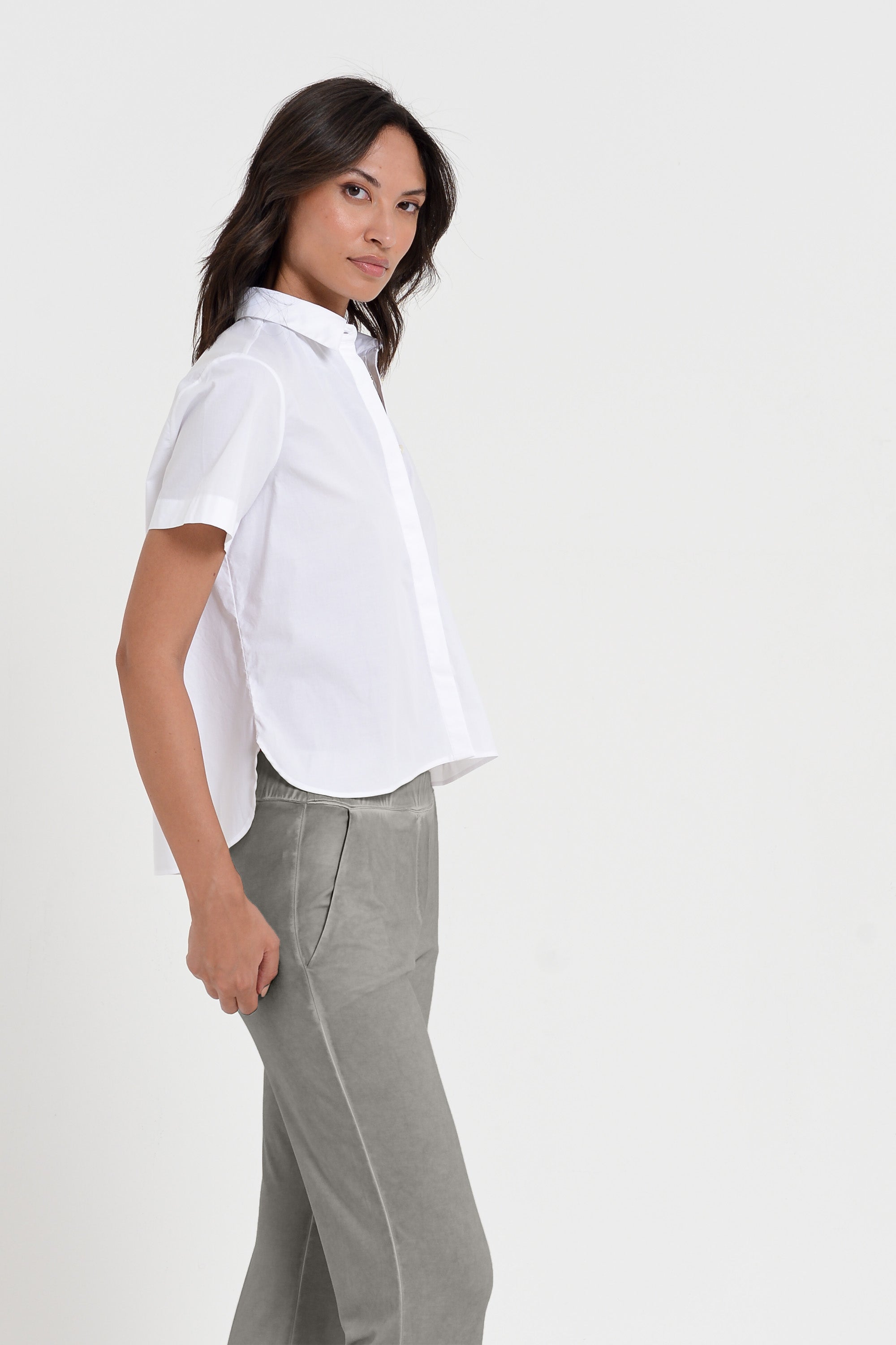 Luna Pants - Women's Viscose Jersey Pant - Dolphin