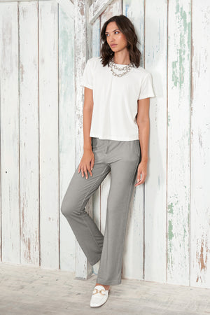 Luna Pants - Women's Viscose Jersey Pant - Dolphin